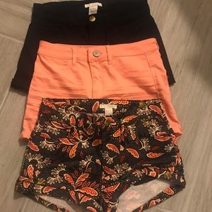 Sexy high waisted shorts from H and M size 2